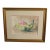 Antique Emily F. Mann Floral Still-Life Watercolor Triple Matted Gilt Framed For Sale
