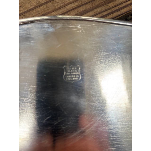 Silver Sheffield Silver Plate Reticulated Gallery Tray For Sale - Image 8 of 9
