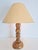 Wood Mid-Century Modern Brutalist Wooden Table Lamp, France, 1950s For Sale - Image 7 of 7