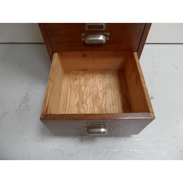 1930s Vintage Oak Shop Display Cabinet with Drawers, 1930s For Sale - Image 5 of 14