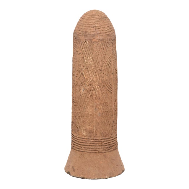 Bura Terracotta Spirit Vessel, C. 1900 For Sale