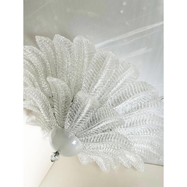 Early 21st Century Venetian Murano Glass Flush Mounts from Simoeng, Set of 2 For Sale - Image 5 of 10