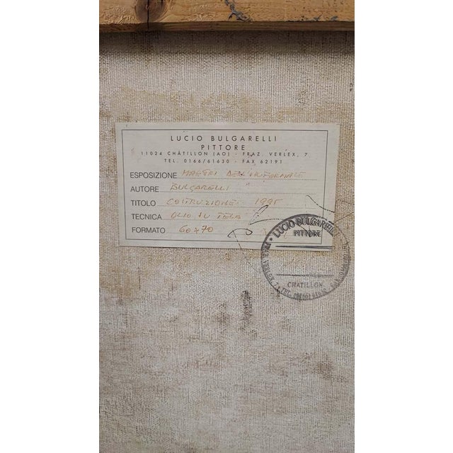 Lucio Bulgarelli, 1996, Oil on Canvas, Framed For Sale - Image 10 of 18