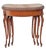 Vintage 1930s French Nesting Tables Set of 3 — Walnut Wood, Cabriole Legs, Inlaid For Sale In Los Angeles - Image 6 of 12