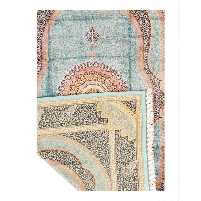 Traditional Pasargad DC Exquisite Design Paris Palace Fine Power Loom V.Silk Rug For Sale - Image 3 of 3