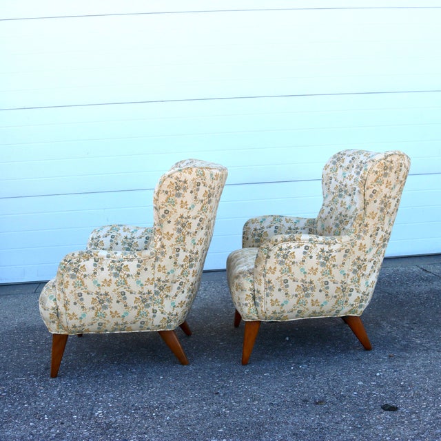 Heywood-Wakefield Mid-Century Heywood-Wakefield Armchairs - A Pair For Sale - Image 4 of 11