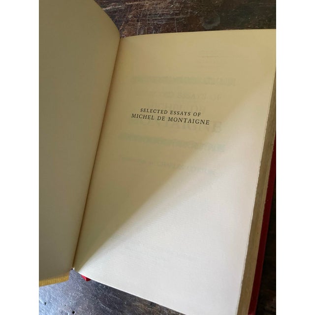 Wonderful vintage book from 1950s with fine binding in a red leather with gold design down the spine and across the front...