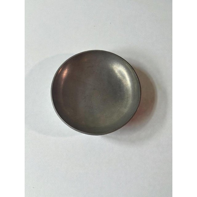 Metal Swedish Pewter Bowl by Edvin Ollers for Schreuder & Olsson, 1975 For Sale - Image 7 of 11