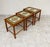 Danish Teak and Ceramic Nesting Tables, 1960s, Set of 3 For Sale - Image 4 of 11