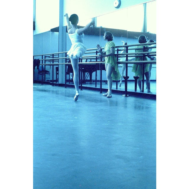 Madame Danilova, Balanchine's favorite, teaching at the School of American Ballet. 1974. Reproduction print on fine photo...