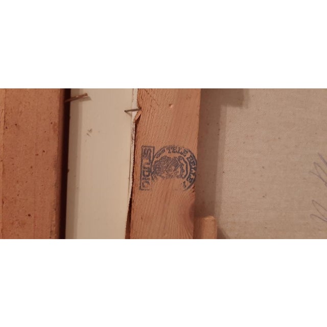 Blue Pittis, Couple of Dancers, 1983, Oil on Canvases, Framed, Set of 2 For Sale - Image 8 of 18