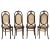 1970s 207 Chairs by Michael Thonet for Thonet, 1970s, Set of 4 For Sale - Image 5 of 12