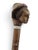 Antique Folk Art Hand Carved Wood Young Male Alpine Hat Boy Walking Stick Cane For Sale - Image 4 of 9