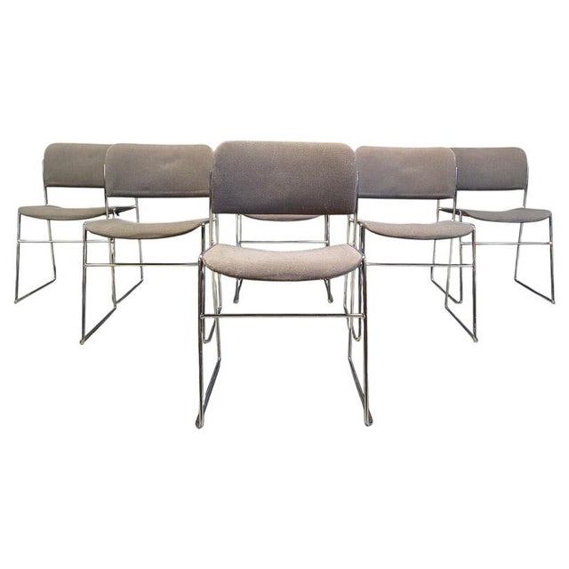 40/4 Chairs by David Rowland for Seid International, 1970s, Set of 6 For Sale - Image 12 of 12