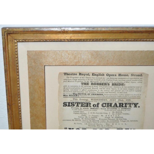 Theatre Royal, English Opera House, Strand "Sisters of Charity" Flyer c.1920s For Sale In San Francisco - Image 6 of 8