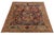 Modern Modern Bidjar Style Hand-Knotted Wool Rug –Botanical Motifs in Blue & Terracotta For Sale - Image 3 of 11