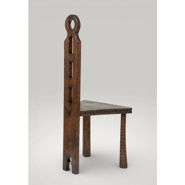 1960s Vintage Spanish Brutalist Side Chairs, 1960s, Set of 2 For Sale - Image 5 of 8