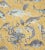 Contemporary Sample - The House of Scalamandré Mikonos Wallcovering, Blue & Yellow For Sale - Image 3 of 3