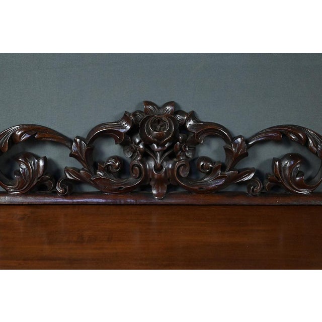 Napoleon III Mahogany Console Table, Late 19th Century For Sale - Image 6 of 18