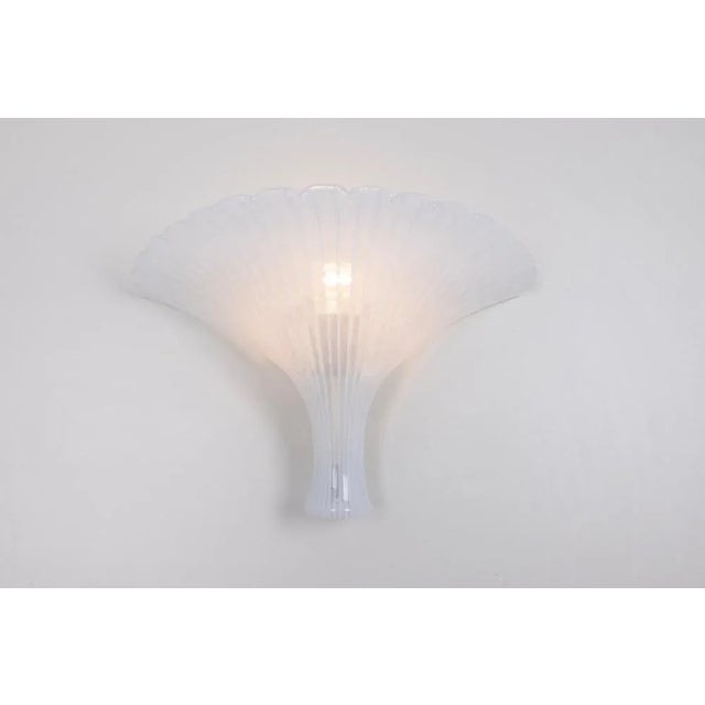 Large Murano Glass Wall Sconce attributed to Barovier & Toso, Italy, 1970s For Sale - Image 11 of 13