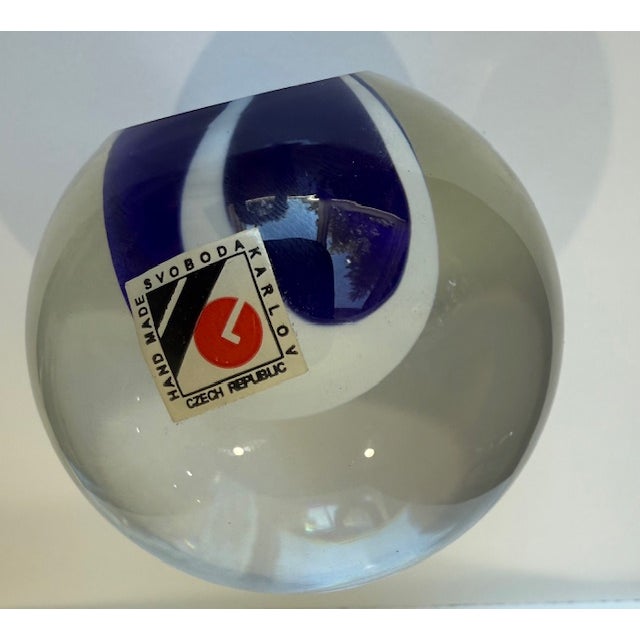 Post-Modern Art Glass Paperweight / Sculpture by Svoboda Karlov For Sale - Image 10 of 10
