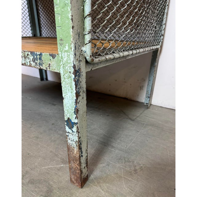 Industrial Green Shelf, 1960s For Sale - Image 11 of 18
