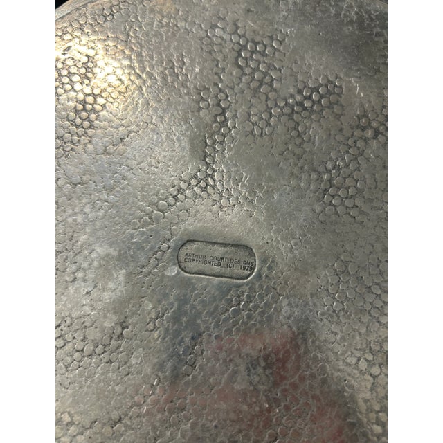 Beautiful tray by Arthur Court Designs features elephant heads at the four corners. A unique collectible tray that can...