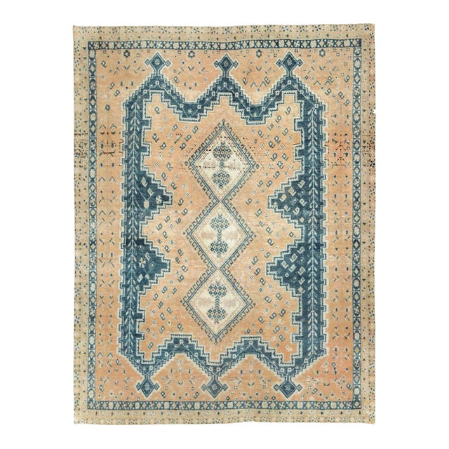 Galerie Shabab Collection Mid-20th Century Persian Afshar Accent Rug For Sale