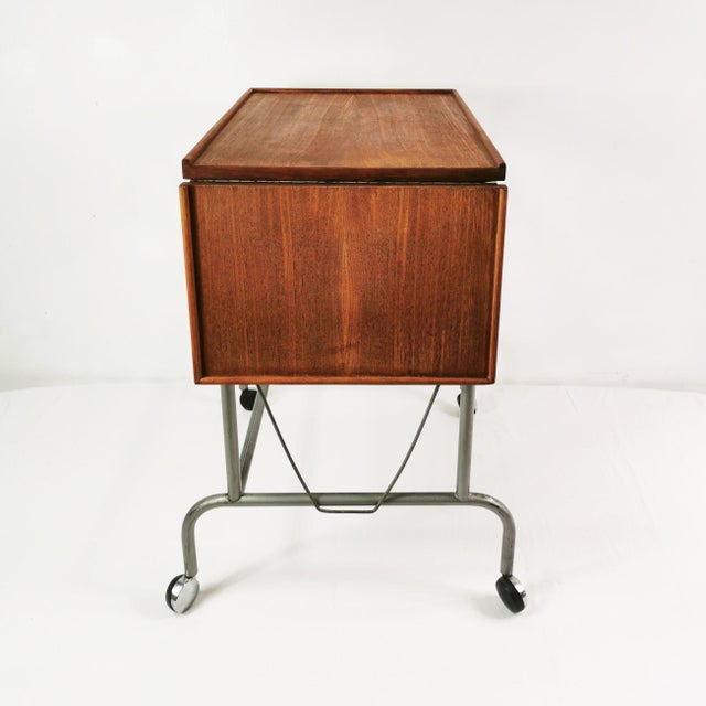 Bauhaus Side Table, Denmark, 1950s For Sale - Image 6 of 15