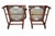 Set of Late 20th Century Six Mahogany Henkel Harris Dining Chairs With Pink Floral Damask Seats For Sale - Image 12 of 12