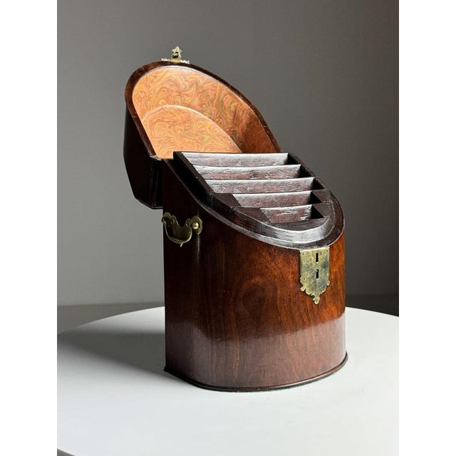 English Mahogany Letter Holder For Sale - Image 9 of 18