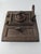 Black Vintage Cast Iron Fireplace Plate, 1950s For Sale - Image 8 of 8