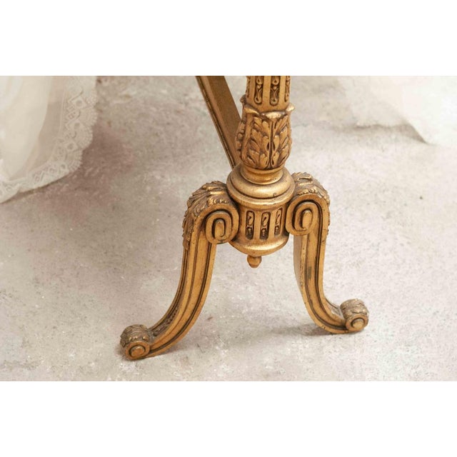 19th Century French Napoleon III Cradle in Carved & Gilt Wood For Sale - Image 9 of 14