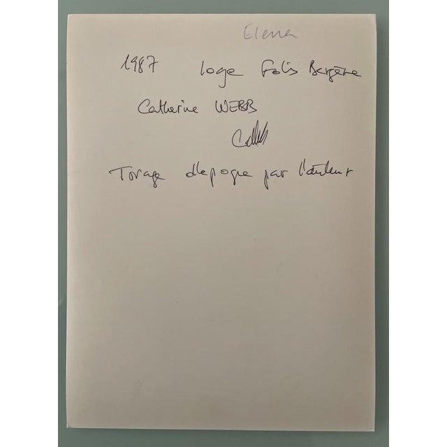 Catherine Webb, Elena, 1987, RC Silver Gelatin Print For Sale - Image 5 of 6