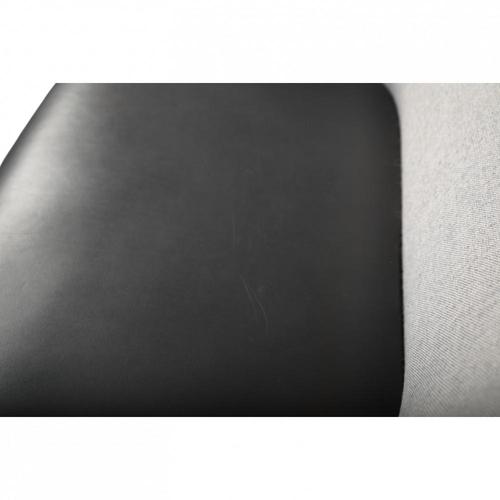 Poet Sofa in Grey Fabric and Black Leather by Finn Juhl, 2020 For Sale - Image 6 of 17