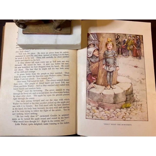 A Pair of the Young Folks Treasury Volume I & Ii; Circa 1917 - Set of 2 For Sale - Image 13 of 15