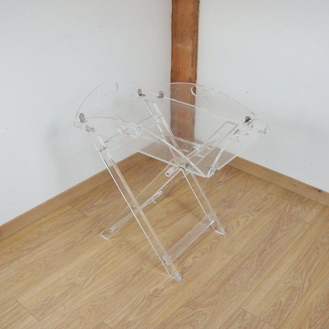 Brown Mid-Century Modern Butlers Tray, 1970s For Sale - Image 8 of 8