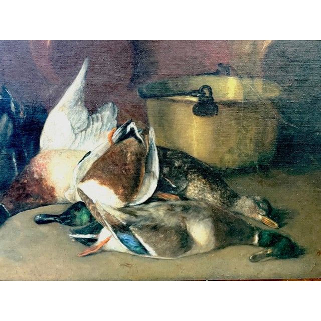 Mid-Century Modern Henri Douzil (1837–1891) French Sporting Still Life "After the Hunt" For Sale - Image 3 of 15