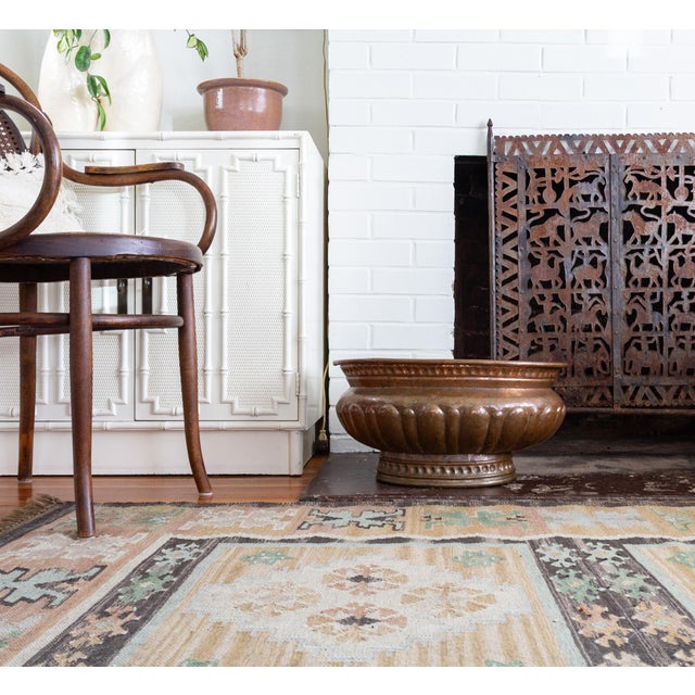 Large Turkish Copper Jardinier Planter Wine Cooler or Firewood Holder For Sale - Image 12 of 15