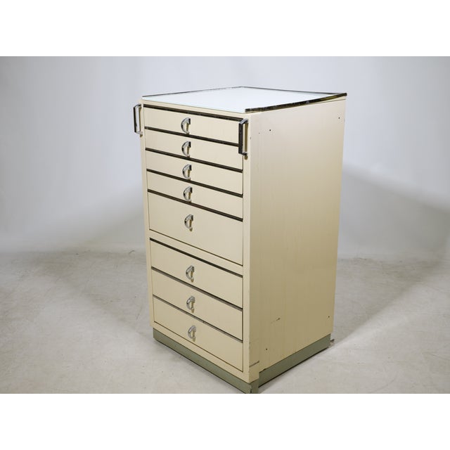 Metal Rolling Dental Cabinet with Drawers from Baisch, 1950s For Sale - Image 10 of 10