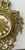Metal Vintage French style Wall Clock in Brass For Sale - Image 7 of 12