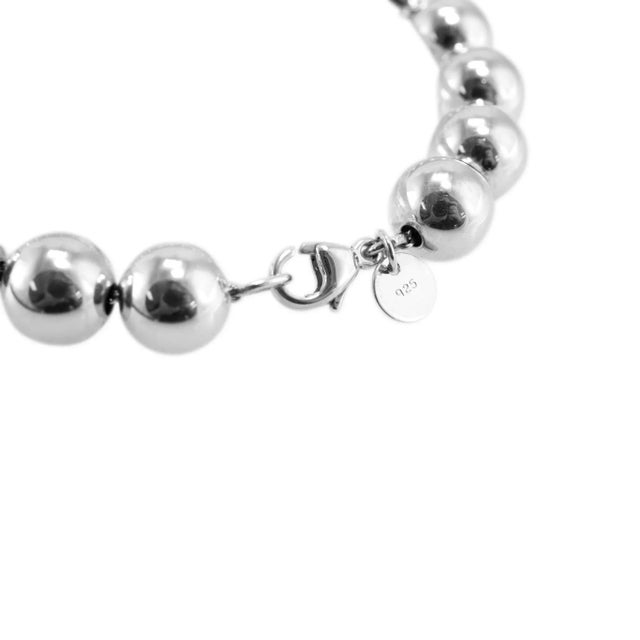 Early 21st Century Tiffany & Co. Tiffany Hardwear 925 Ball Bracelet in Silver, 10 MM Bead Bracelet For Sale - Image 5 of 8