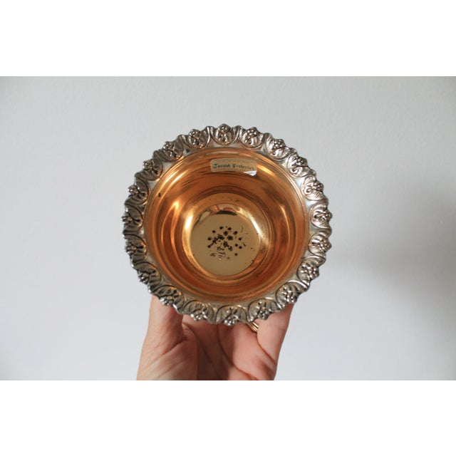 Vintage Silver Plated Vermiel Interior Wine Aerator & Funnel Tudor Rose Oenophil For Sale - Image 9 of 10