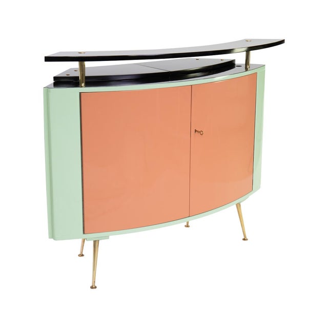 Wood Mid-Century Bar, 1950s For Sale - Image 7 of 7