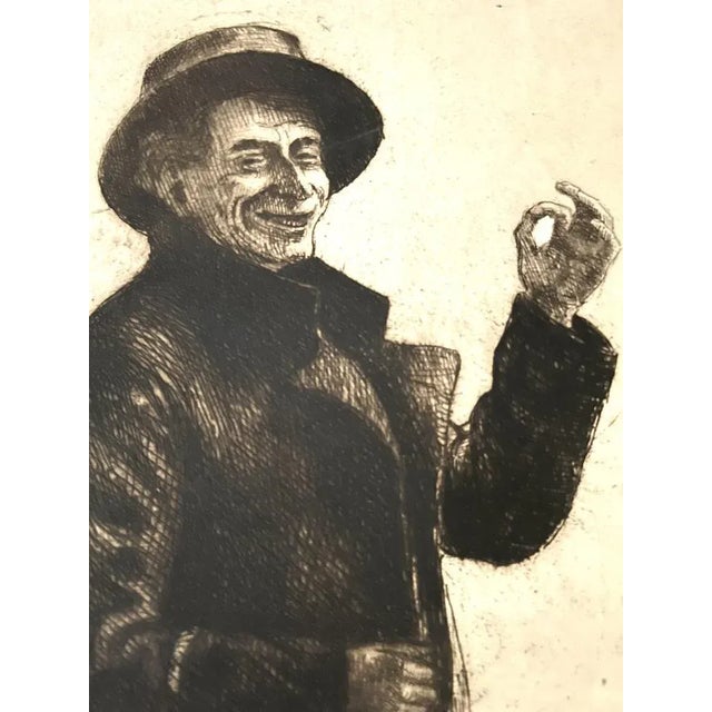 François De Herrain, Old Woman in Church, Etching For Sale - Image 3 of 10
