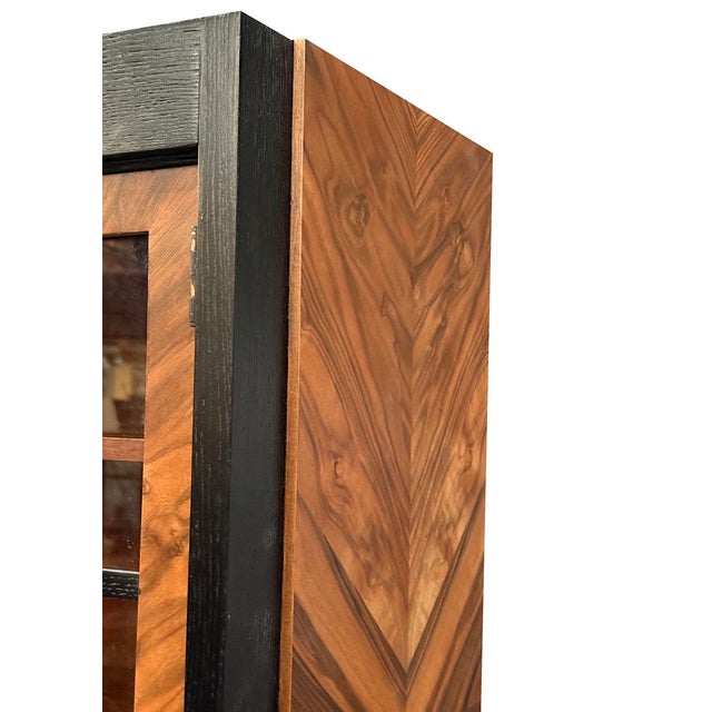 Czech Art Deco Writing Desk and Bookcase, 1930s, Set of 2 For Sale - Image 18 of 18