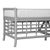 David Francis Luna Bench - Light Gray For Sale - Image 4 of 7