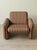 Mid-Century Modern Ray Wilkes “Chiclet” Lounge Chair for Herman Miller in Striped Cotton Jacquard For Sale - Image 3 of 12