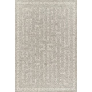 Momeni Contemporary Indoor/Outdoor Hampton Garden Rug in Grey, 3'3" x 5' For Sale