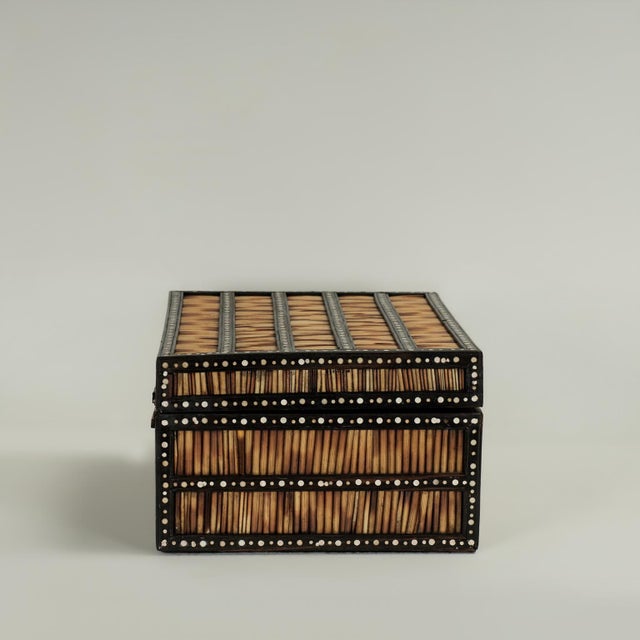 English Antique Anglo Indian Quill Box For Sale - Image 3 of 15